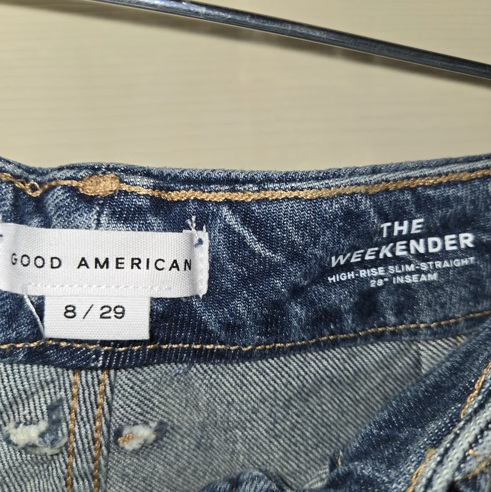 NWT Good American The Weekender Jeans - Picture 5 of 8